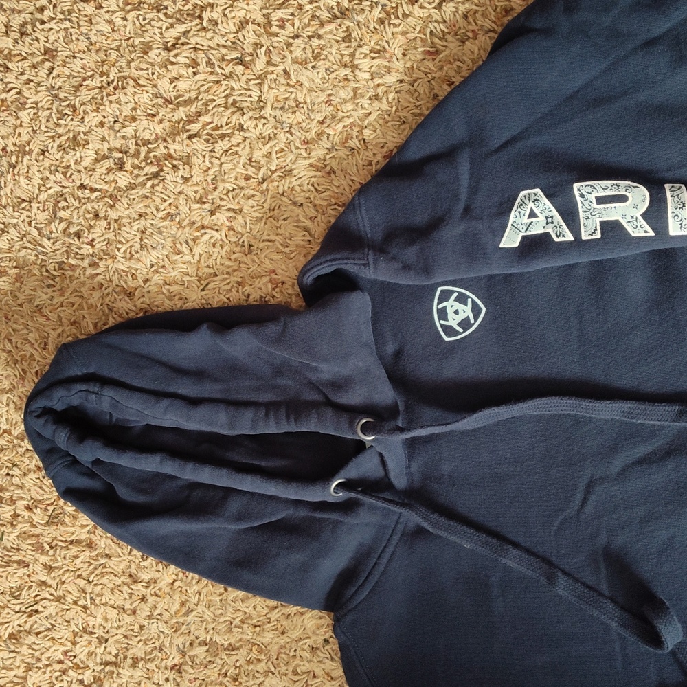 Ariat navy blue sweatshirt women's size small